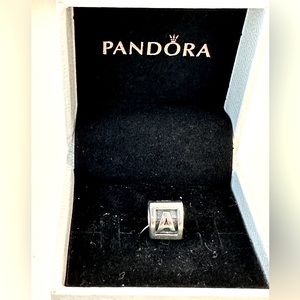 Pandora Moments Letter Charm “A”